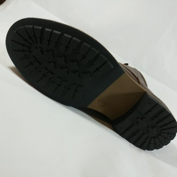 Men Brown Casual Work Boots - Picture 6 of 8